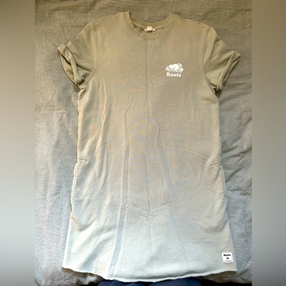 Roots Short Sleeve Sweatshirt Dress - Picture 1 of 8
